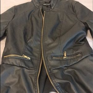 Faux Lather Jacket